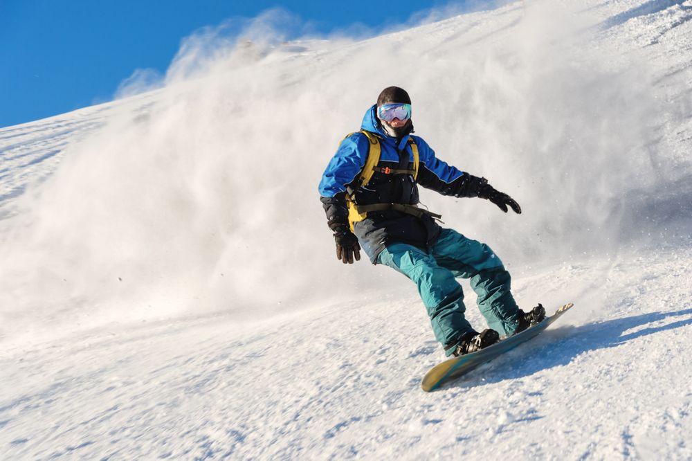 snowboarding at ober mountain