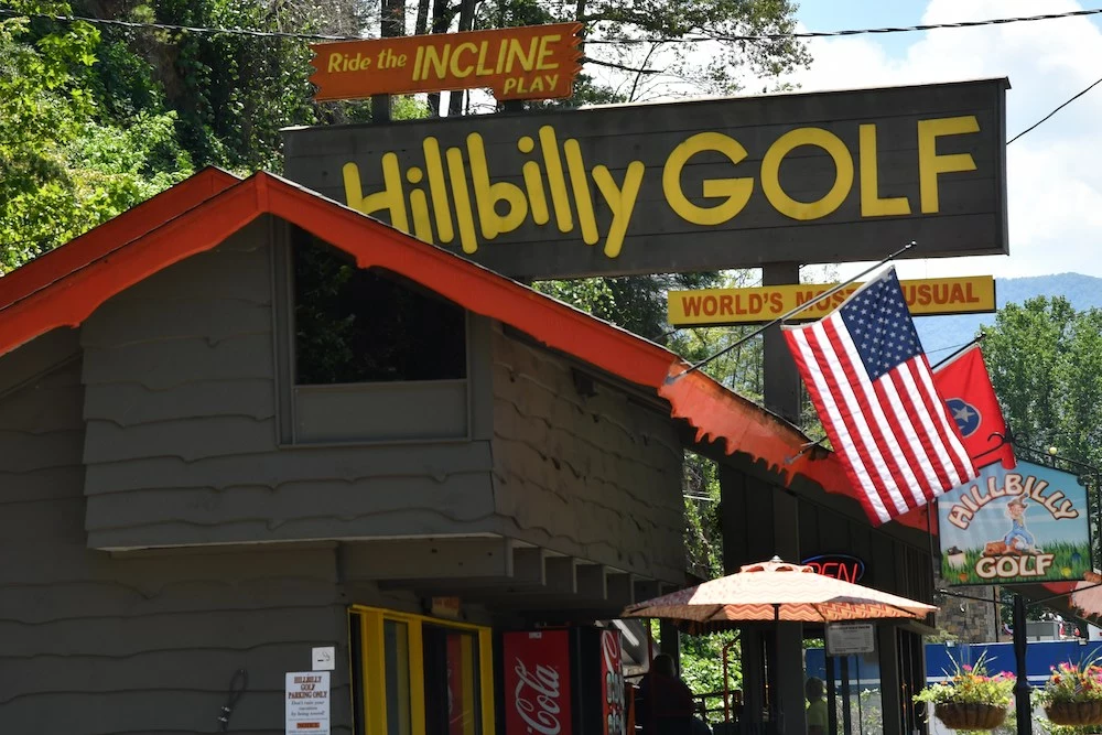 Hillbilly Golf has some of the best mini golf in Gatlinburg