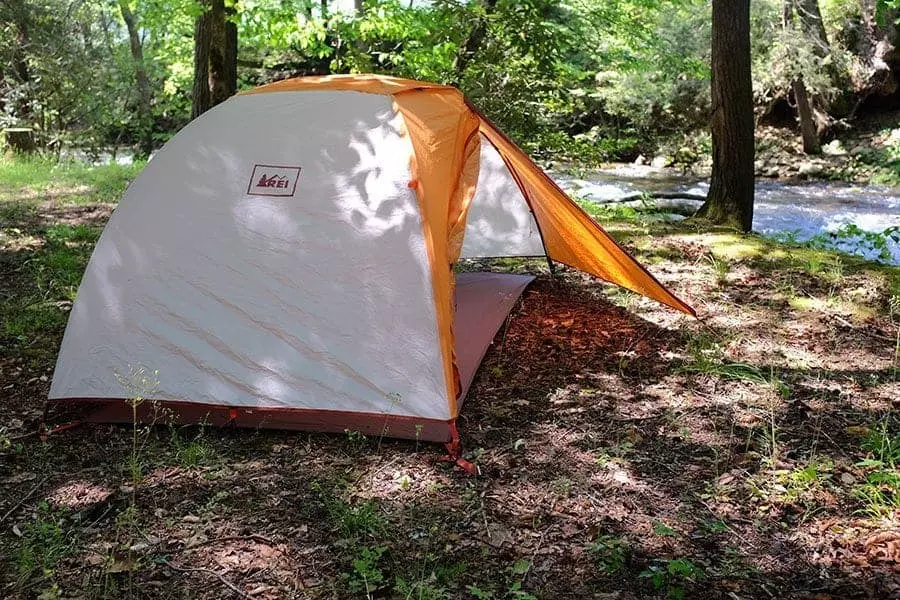 camping in the Smoky Mountains at Greenbrier Campground
