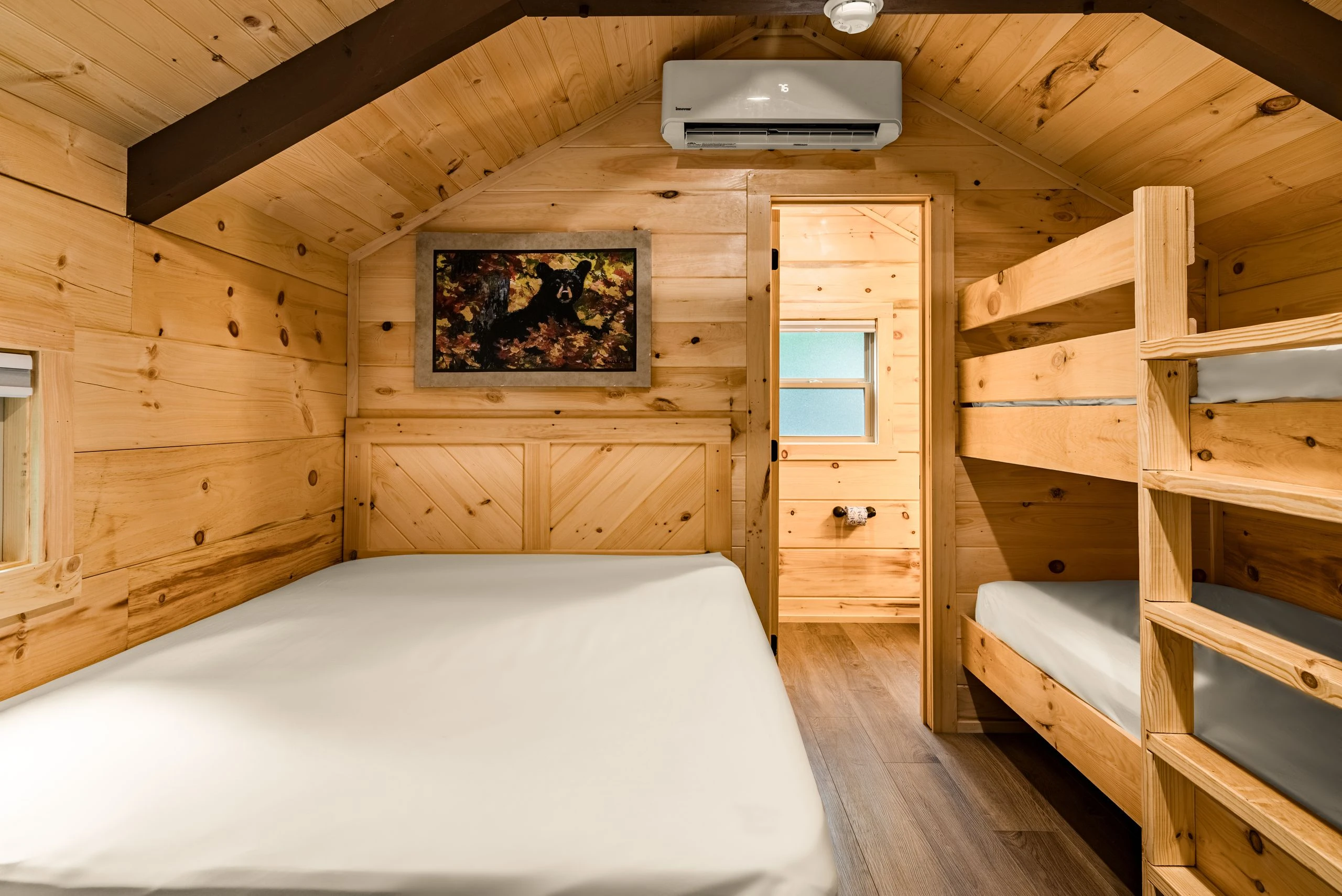 Camping cabin at Greenbrier Campground