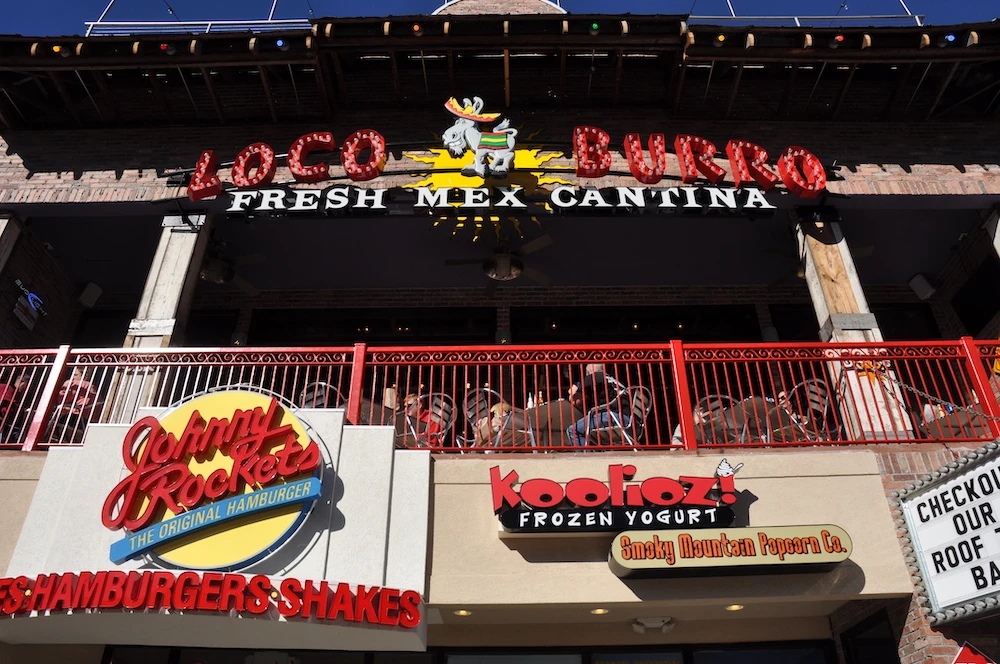 Loco Burro is one of the best places for lunch in Gatlinburg