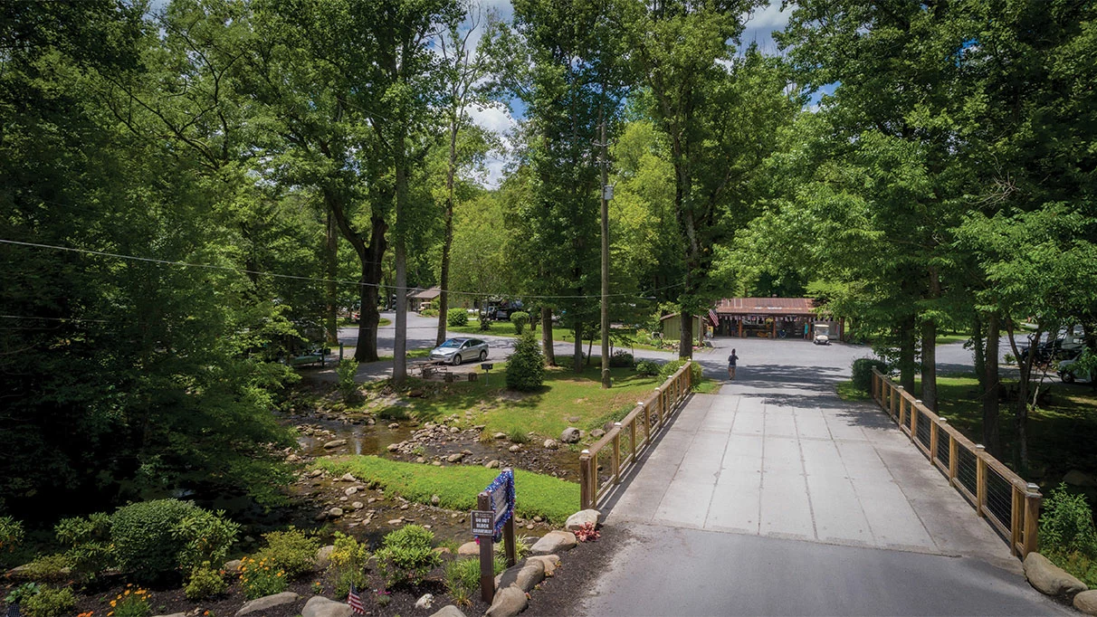 Greenbrier Campground in the Smoky Mountains