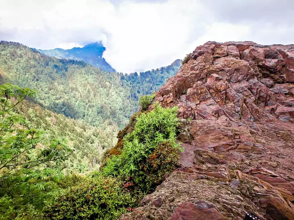 charlies bunion is one of the best places to go hiking in the Great Smoky Mountains