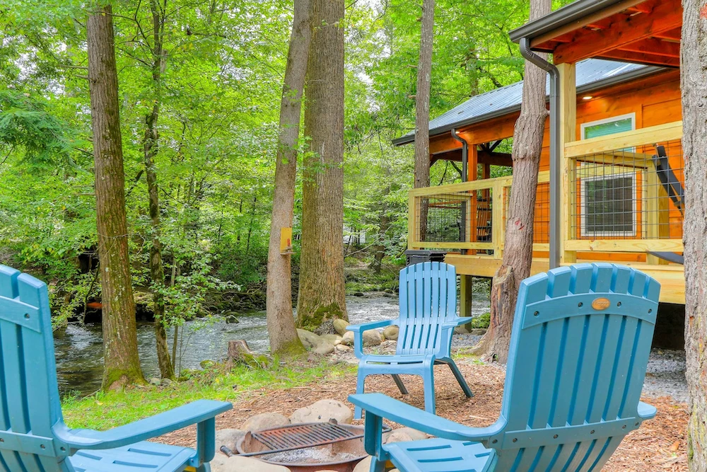 campsite at greenbrier campground in Tennessee