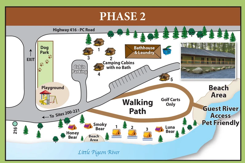 Greenbrier Campground phase 2 map