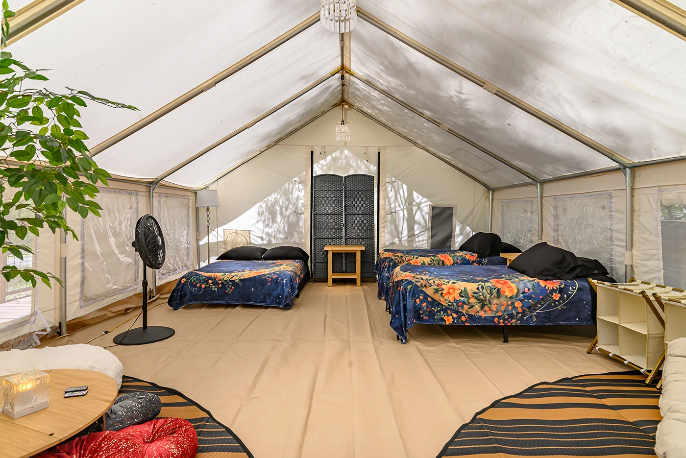 Bell tent at Greenbrier Campground