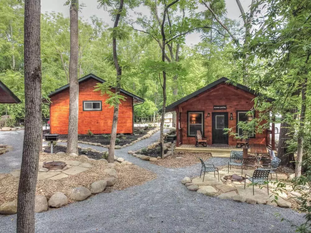 Camping cabins 1-4