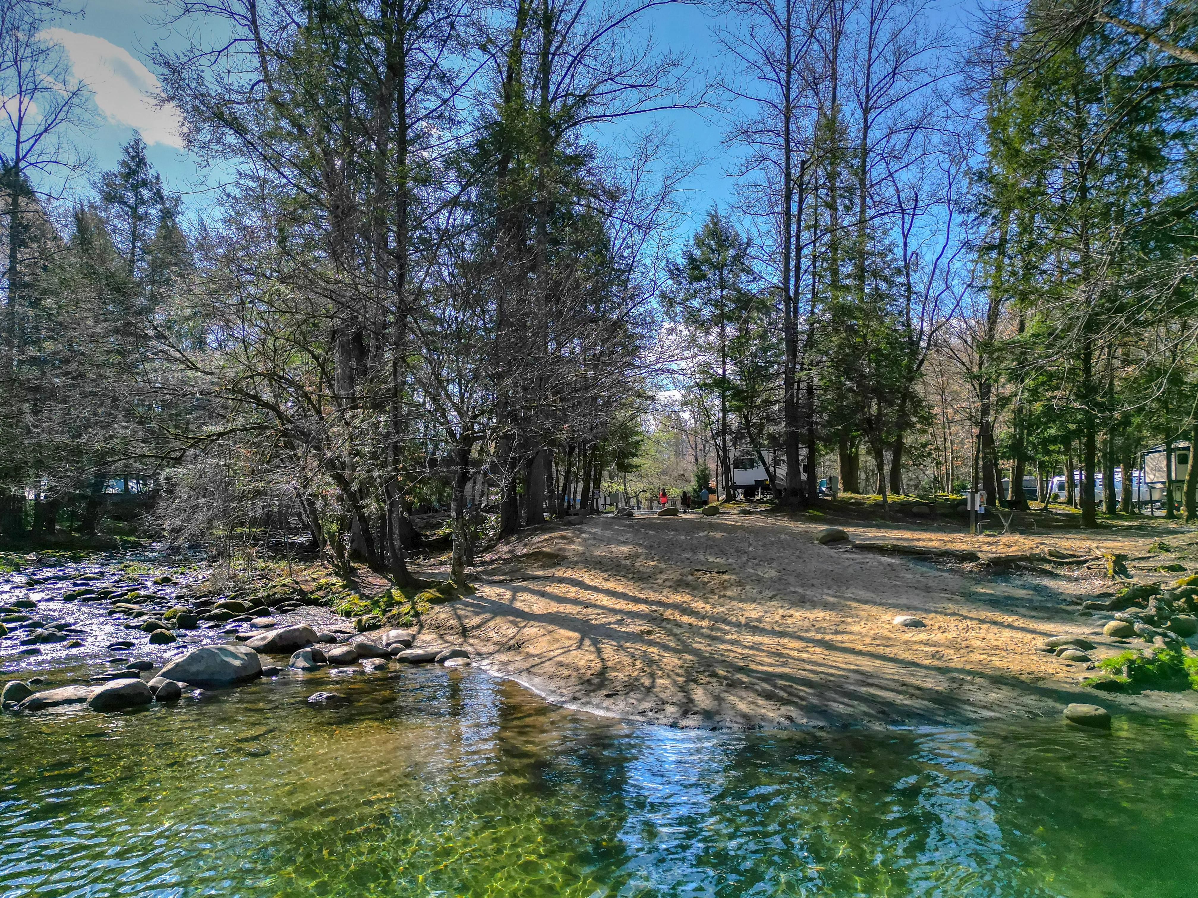 Greenbrier Campground in the Smoky Mountains