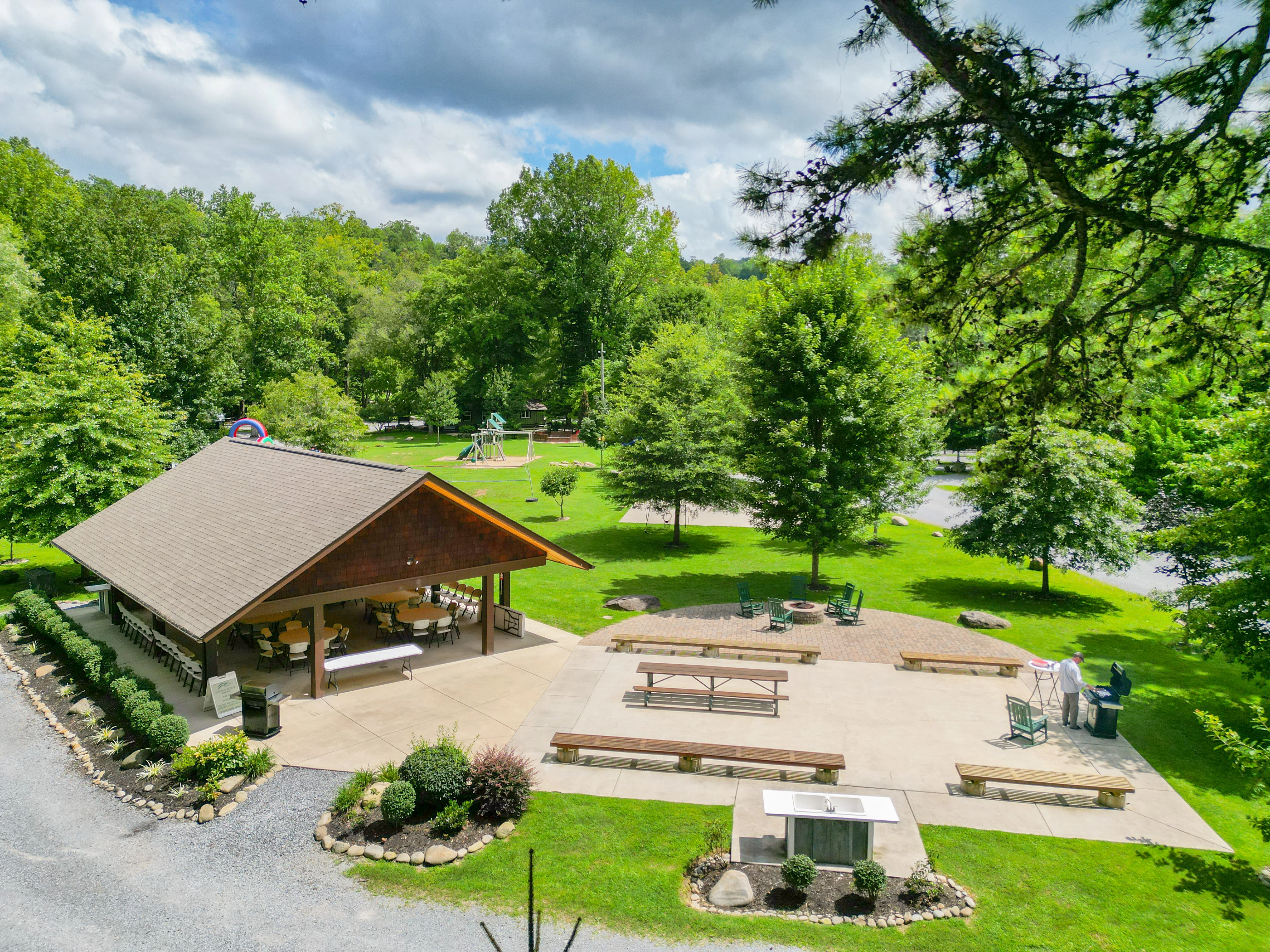 Greenbrier Campground in the Smoky Mountains