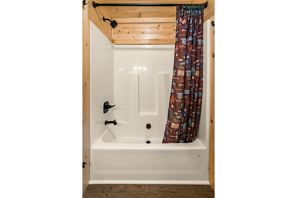 Camping cabin at Greenbrier Campground