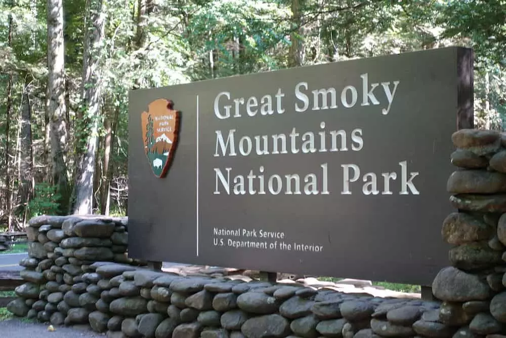 Great Smoky Mountains National Park requires a Smoky Mountain parking tag