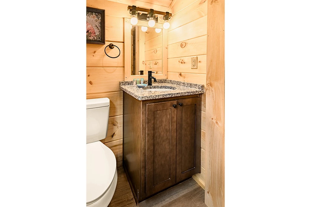 Camping cabin at Greenbrier Campground