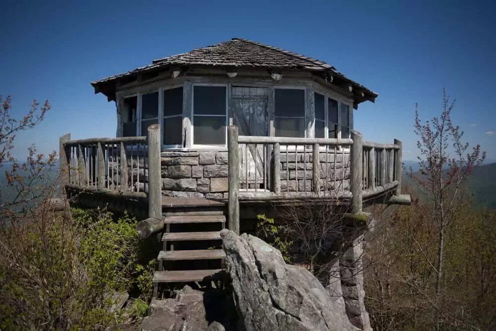 mt cammerer is one of the best places to go hiking in the Great Smoky Mountains