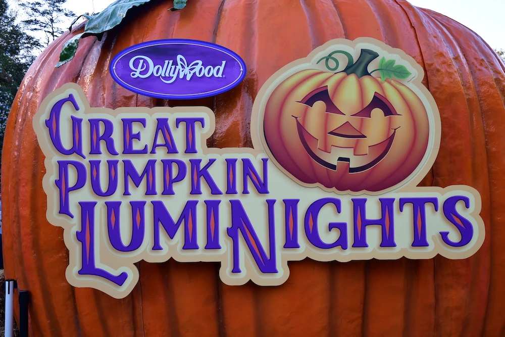 great pumpkin luminights in the Smokies in the fall