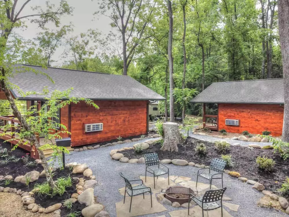 Camping cabins 1-4