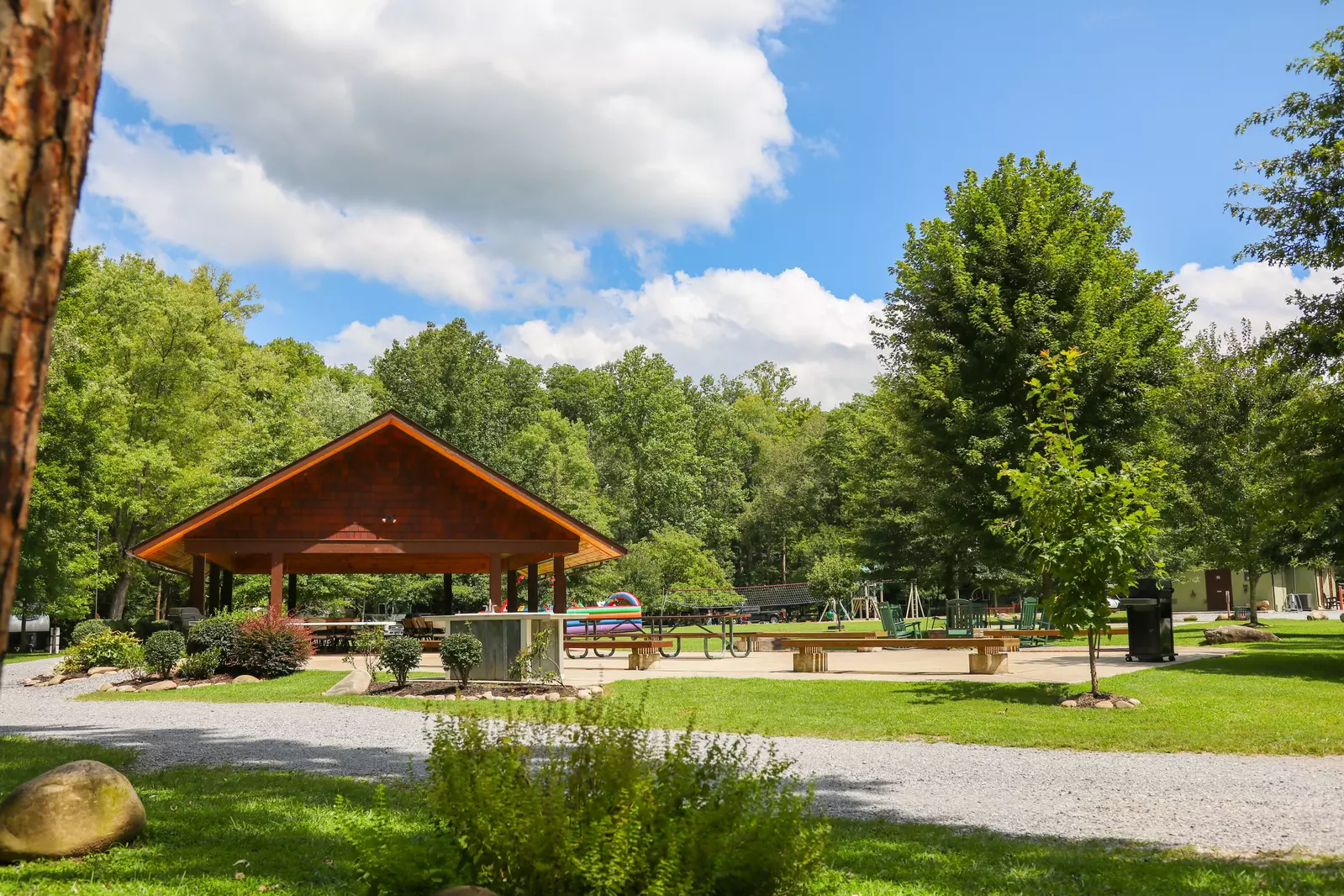 Greenbrier Campground in the Smoky Mountains